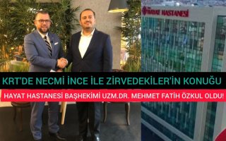 BURSA’NIN SAĞLIK GURURU HAYAT HASTANESİ, KRT TV’DE ZİRVEDEKİLER’DE!